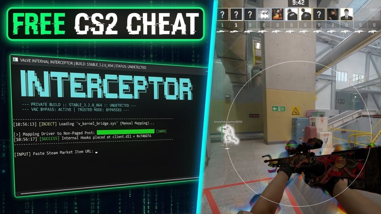 Cs2 Hack Injector FREE CS2 CHEAT 2026 🎯 UNDETECTED CS2 HACK DOWNLOAD (Aimbot, ESP ...