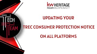 Techy Tuesday - Updating Your TREC Compliance on All Platforms