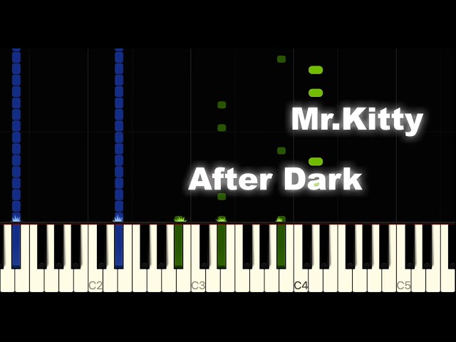 Mr.Kitty - After Dark (Easy Version) Partitura by C Piano