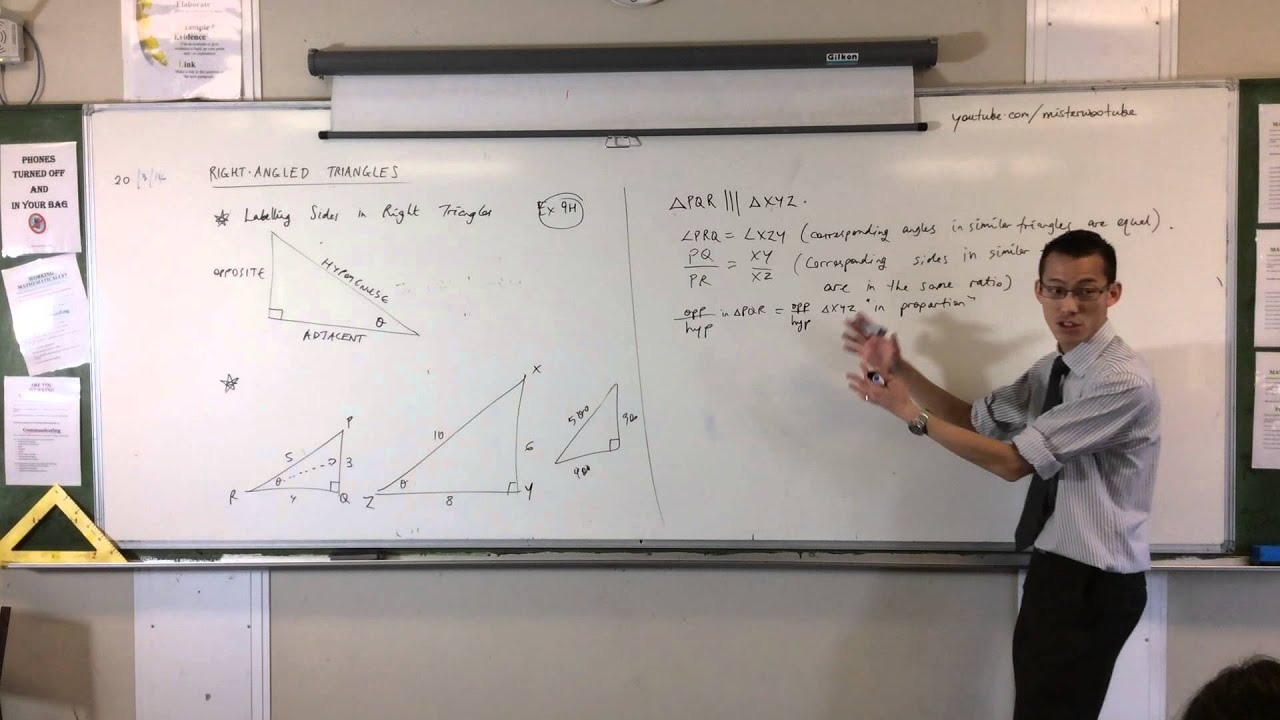 Review: Trigonometric Ratios in Right-Angled Triangles