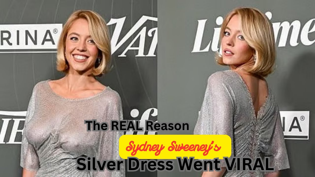 Sydney Sweeney's Silver Dress That Stopped the Internet - YouTube