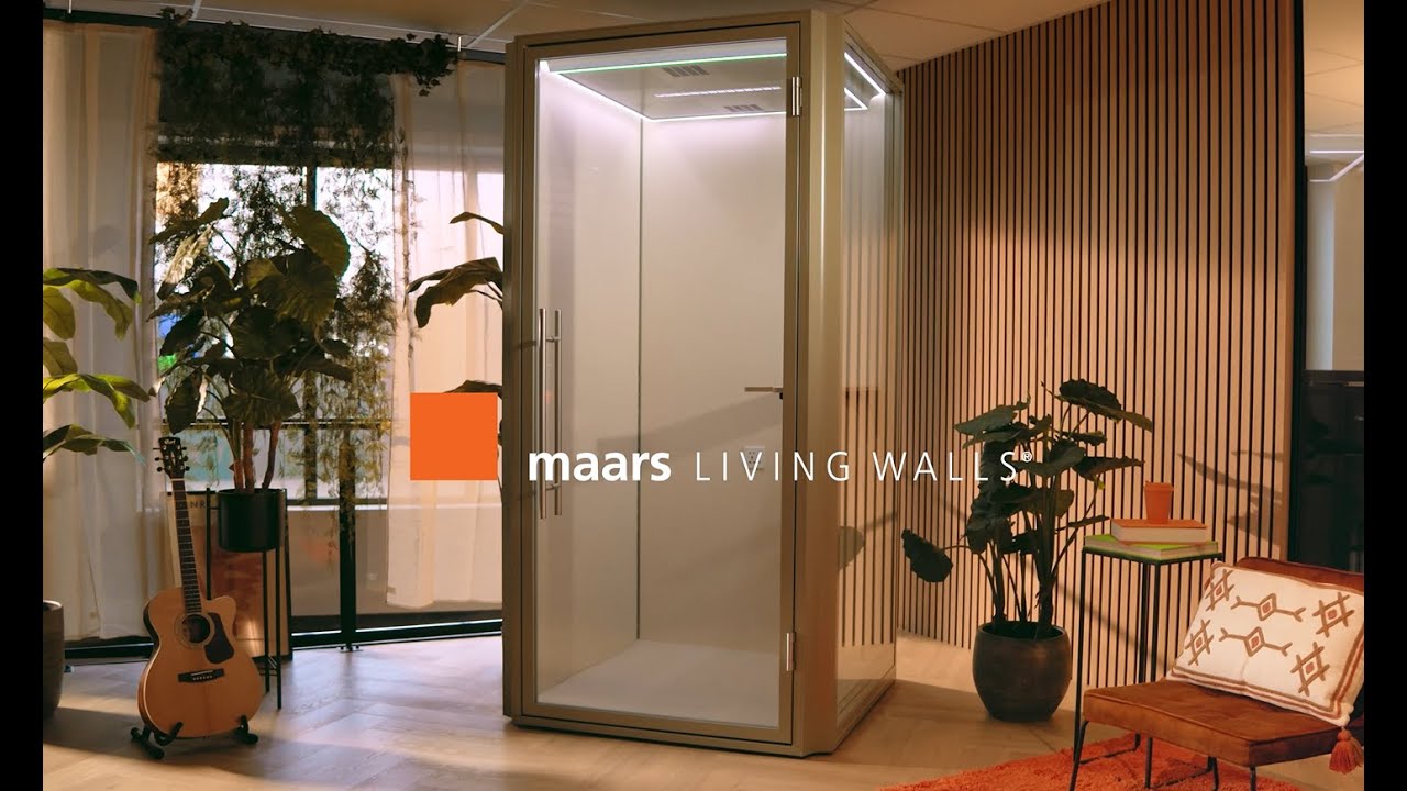 Halo Office Pod brand video | Maars Living Walls