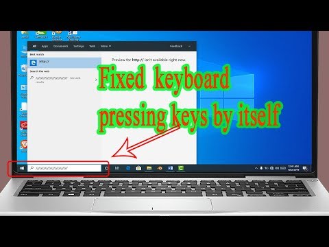 How to fix laptop keyboard auto pressing