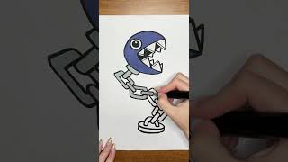 Coloring Chain Chomp Super Mario