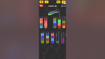 Water Sort Color Puzzle Level 69 Walkthrough Solution iOS/Android