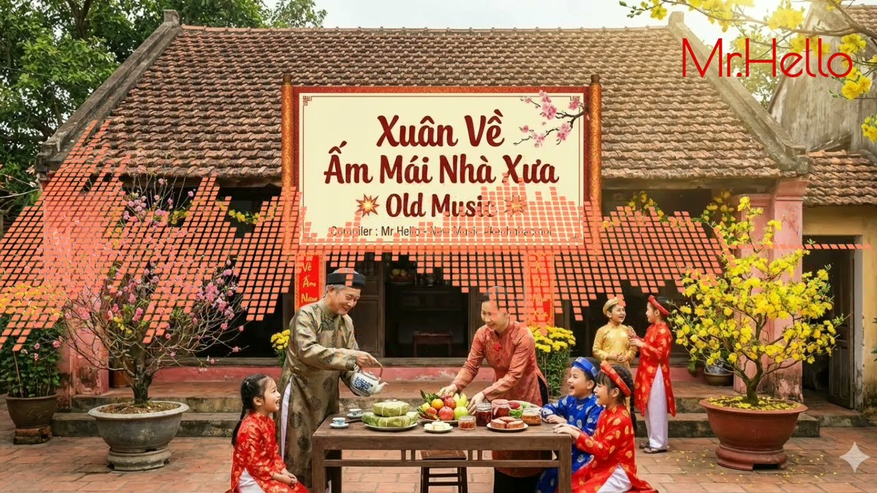 Xuân Về Ấm Mái Nhà Xưa - 💥Old Golden Music 💥 No.01  #kenhnhacmoi 