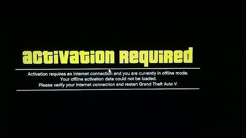 How to fix GTA V  "Activation Required" Problem