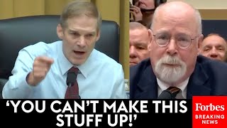 'This Is Two Of The Dumbest Things I've Ever Heard Of!': Jim Jordan Rips FBI While Grilling Durham