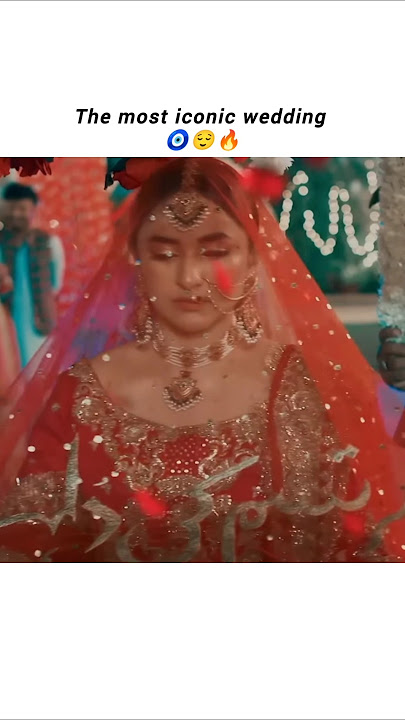 Iconic wedding forever🥰 ♾️#wahajali #yumnazaidi #terebin#shorts #trending #meerasim #status #love