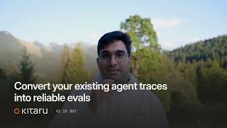 Convert your existing agent traces into reliable evals with Kitaru