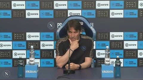 NAPOLI-CAGLIARI, la conferenza stampa INTEGRALE di ANTONIO CONTE: "Il mio cuore sarà in panchina"