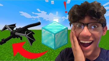 Minecraft, But Breaking Blocks Spawn Random mobs (Hilarious)￼