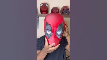 Wanna see how I made this Deadpool helmet? #damons3dprints #marvel #deadpool #byebyebye #3d