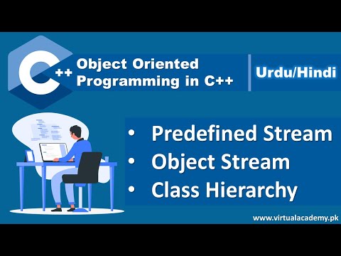 Streams in C++ | Predefined Stream | Objects Stream | Class Hierarchy | Urdu/Hindi