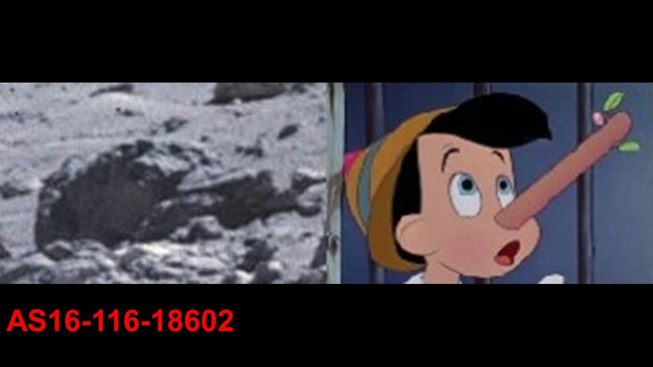 Moon Hoax -Disney's Pinocchio Hidden in Fake Moon Bay - YouTube