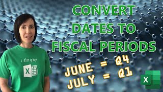 Convert Dates to Fiscal Periods in Excel  Easy Formula