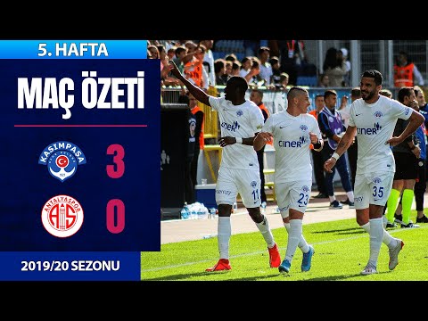 ÖZET: Kasımpaşa 3-0 Antalyaspor | 5. Hafta - 2019/20