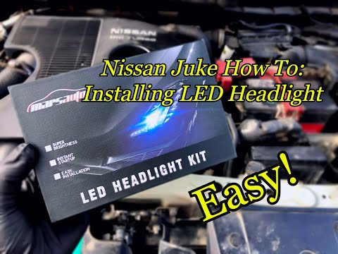 How to Replace and Exchange Headlight Bulb on Nissan Juke