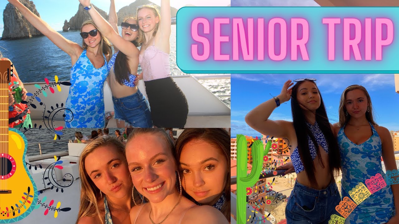 what we ate in cabo | senior trip vlog!!