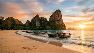 Railay Beach Thailand 4K Screensaver – 10 Hours | Silent