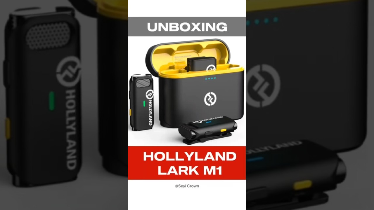 Part 1 | @hollylandtech in Nigeria | Unboxing LARK M1 wireless mic. #hollyland #larkm1  #unboxing