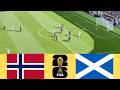 Norway vs Scotland | FIFA World Cup 2026 | PES 2021 Simulation