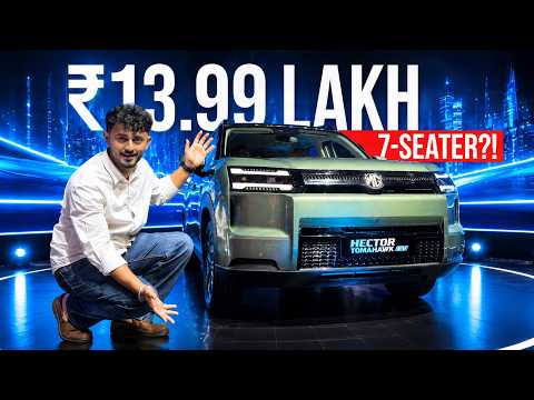 MG Hector Tomahawk EV Detailed Walkaround | ₹13.99 Lakh 7-Seater EV Launch!
