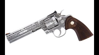 Colt Python 6” High Polished Engraved Special Edition, 357 Magnum. Crow Shooting Supply Exclusive.