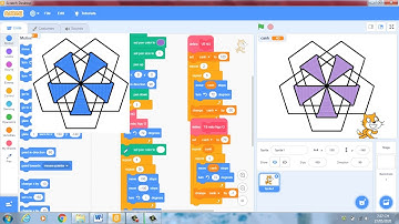 Lập Trình Scratch Vẽ Hình Ngũ Giác Và Tô Màu Trang Trí-27-5|VĐD