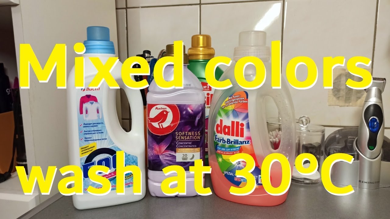 Mixed colors cotton vapor wash at 30°C LG F10A8HDS5 washing machine