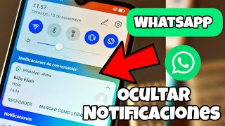 Cómo ocultar notificaciones de WhatsApp 2023