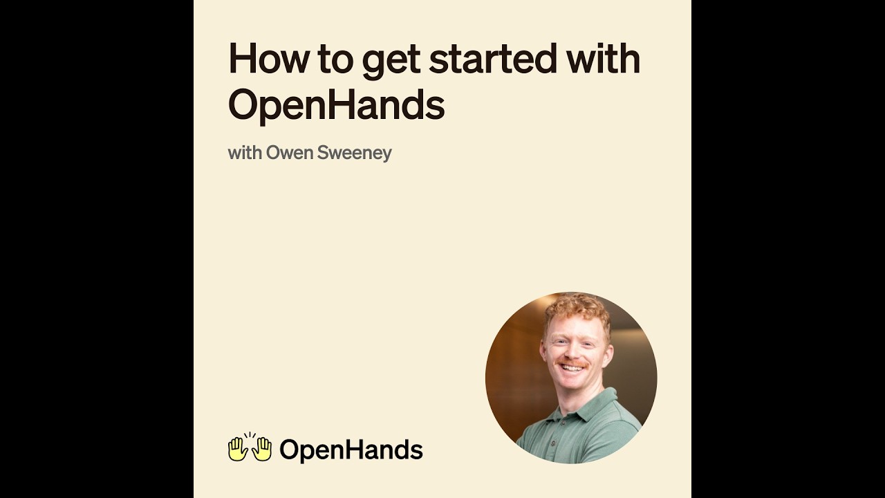 How to Get Started with OpenHands (CLI, Cloud & SDK Explained) - YouTube