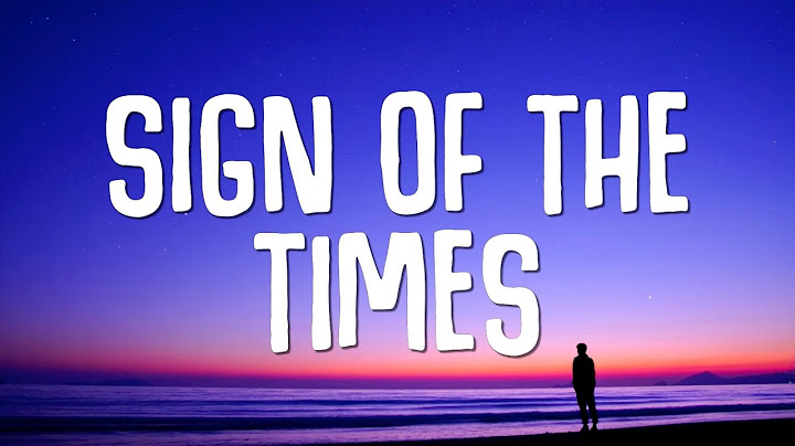 Harry Styles - Sign of the Times (Lyrics)