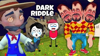 ALLIEN ATTACH 😲😲 Dark Riddle Piter's Mystery Story Full Gameplay | Khaleel and Motu screenshot 3