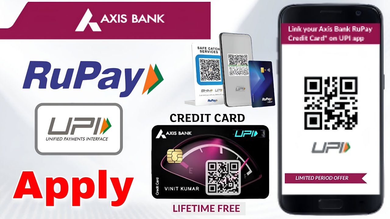 Axis Bank Rupay UPI Credit Card Apply Upi credit card apply YouTube