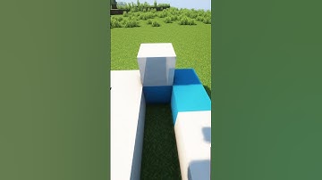 Minecraft Minecart Water Ride 🤓 #minecraft #shorts