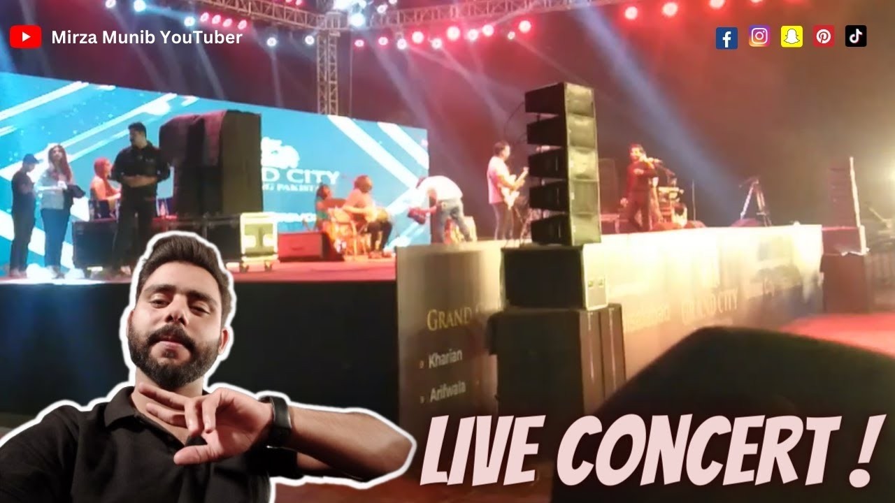 Mega Concert of Real Estate   Grand City Faisalabad  #mirzamunib  #concert