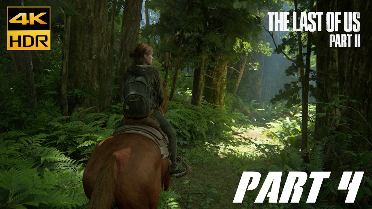 The Last of Us Part II Gameplay - Forest Graphics (4K PS4 Pro) 