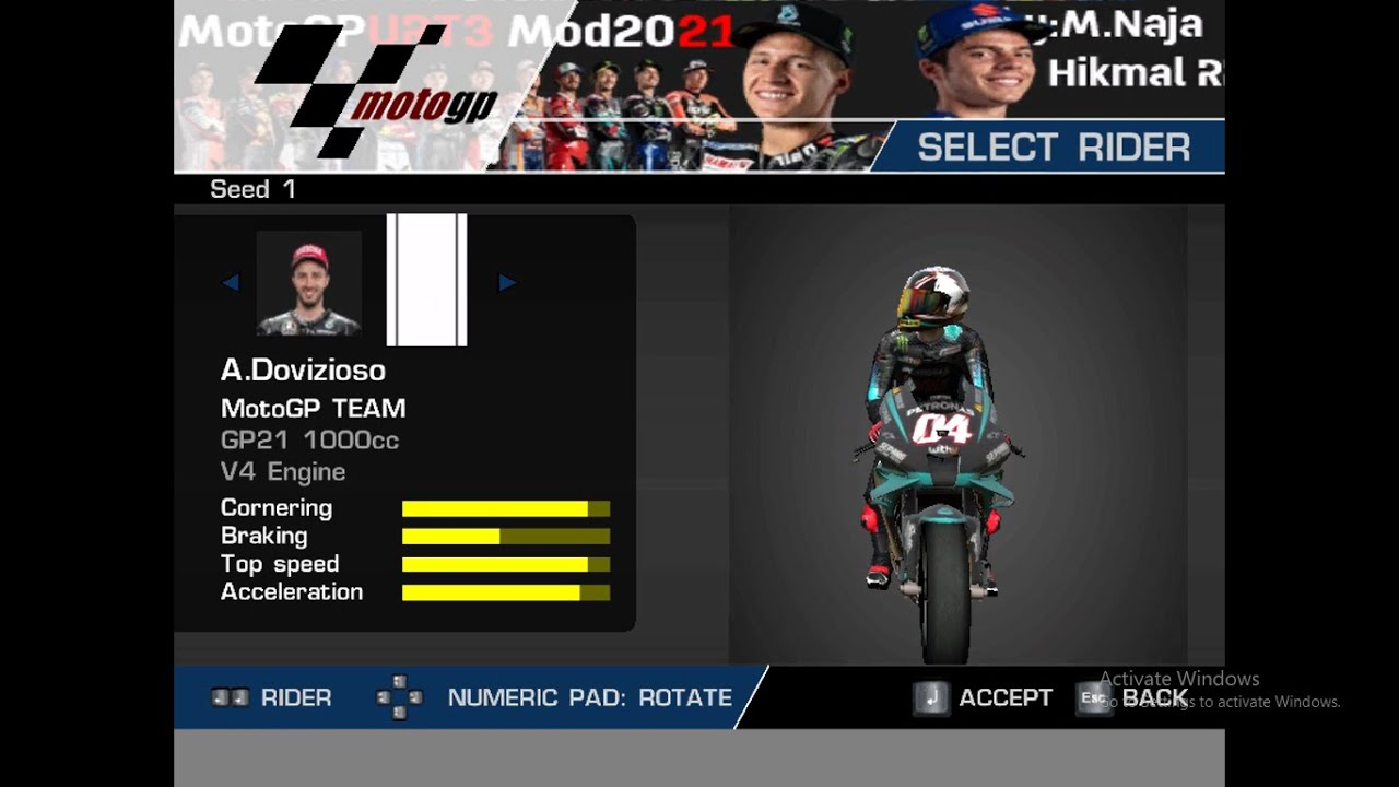 MotoGP URT 3 Mod 2021 UPDATE MOD V.2