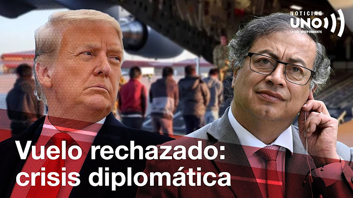 Crisis diplomática por vuelo rechazado: Petro vs. EE. UU | Noticias UNO