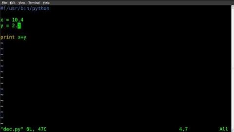 Python Basics - Math - Decimals