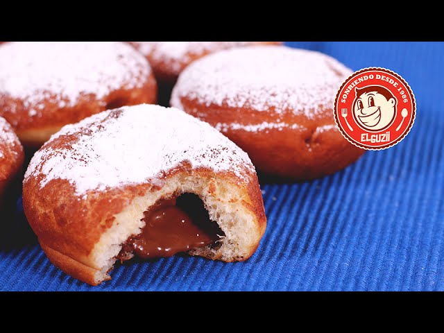 DONAS CON NUTELLA | RECETA DE DONAS | EL GUZII | El Guzii