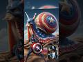 superheroes but good snail 🐌 Marvel vs DC characters #avengers #marvel #dc #superhero #shorts