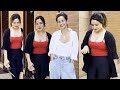 लड़की शर्मा गई Neha Sharma Feels SHY as She Spotted In B0LD Outfit