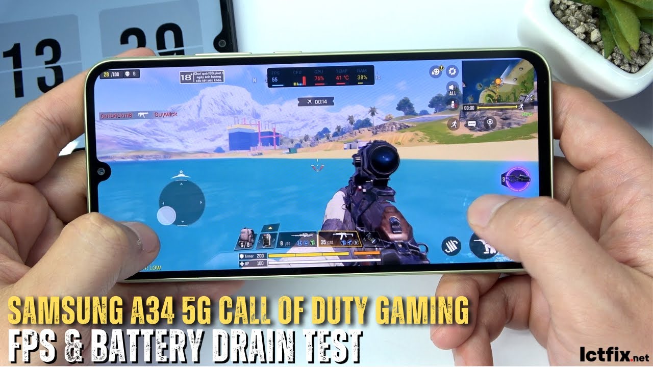 Codm Display Samsung Galaxy A34 Call of Duty Mobile Gaming test CODM | Dimensity ...