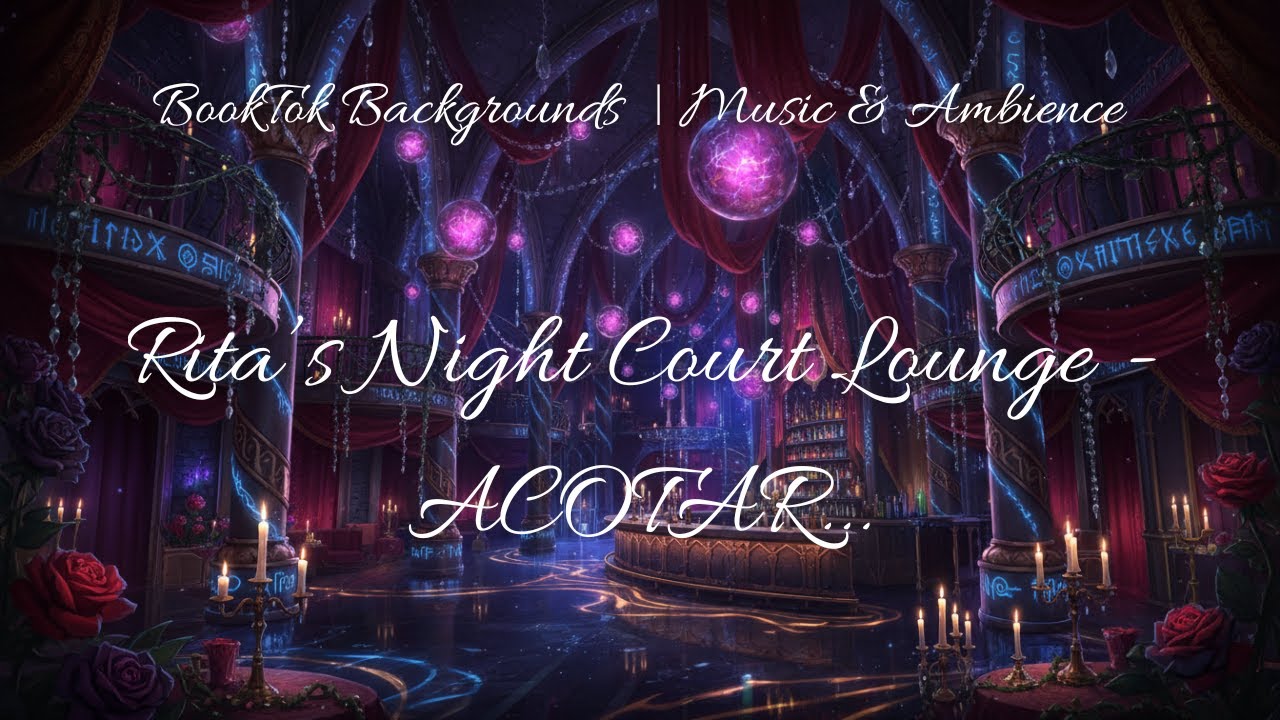 🔮 Rita’s Night Court Lounge | ACOTAR Fantasy reading ambience🔮