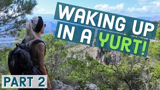 WE STAYED IN A YURT! AirBnb Unique Stays | Part 2 | Puig Campaña, Benidorm, Spain