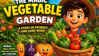 The Magic Vegetable Garden 🥕🌱 | A Story of Patience & Hard Work