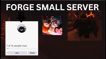 How to Join Small Servers in The Forge – No VIP Needed (Roblox Guide)