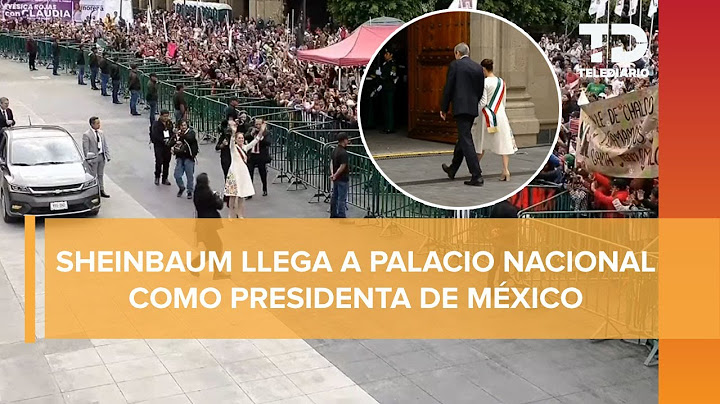 Claudia Sheinbaum entra a Palacio Nacional por primera vez
